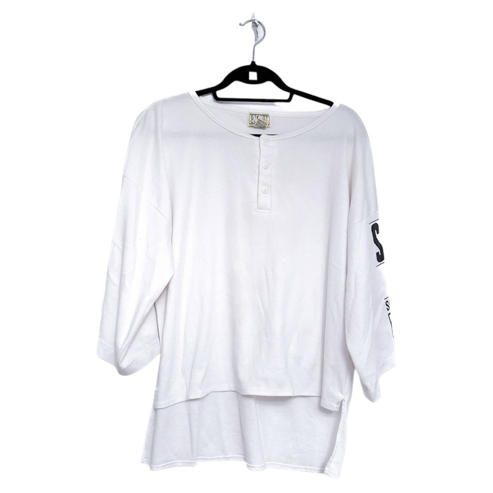 Street Closed Concepts White Oversized Tee Shirt Medium Streetwear Vintage 90s